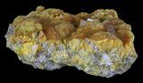 Orpiment With Barite Crystals - Peru #63794-1